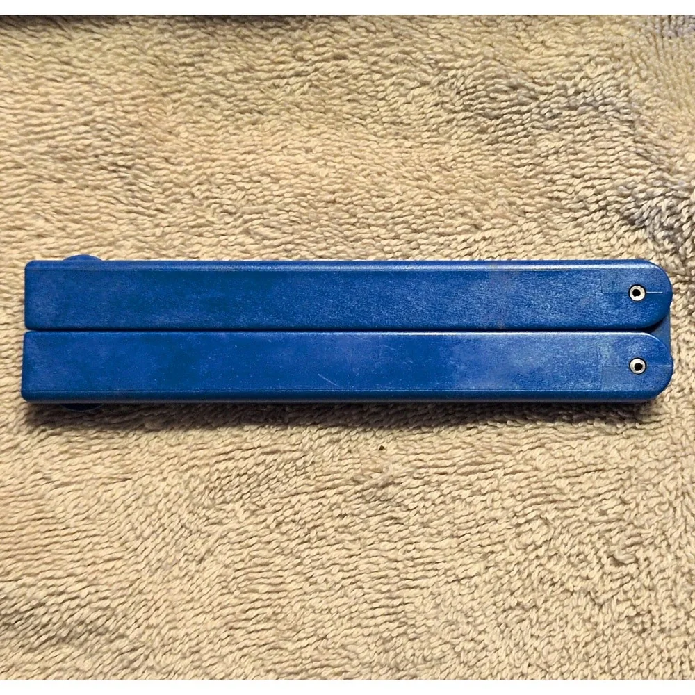 DMT Folding Diamond Sharpening File, Blue Plastic Handle, Steel Blade